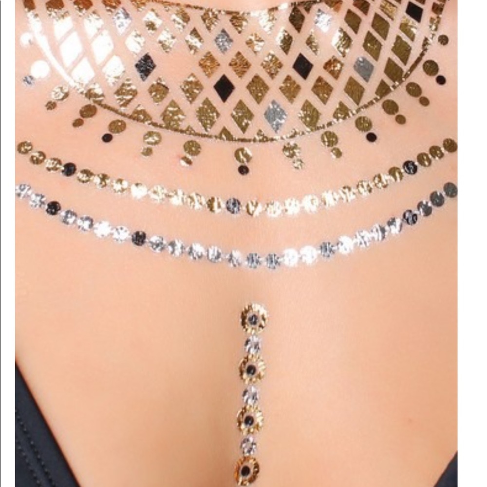 Eye Candy Los Angeles Temporary Metallic Tattoos